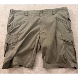 5.11 Tactical Cargo Shorts Mens 42 Olive Green Ripstop Rugged Hiking Utility